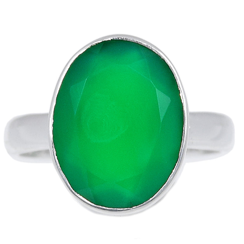Green Onyx Faceted Ring - GOFR354