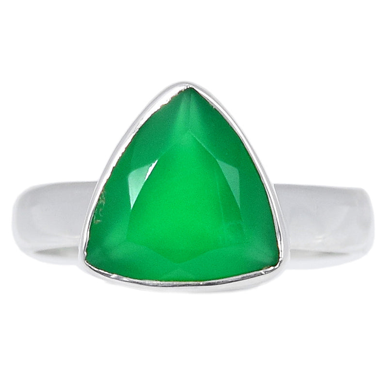 Green Onyx Faceted Ring - GOFR355