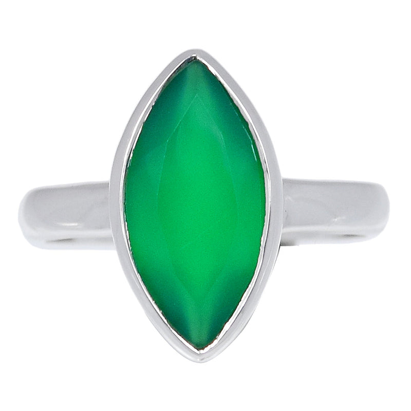 Green Onyx Faceted Ring - GOFR356