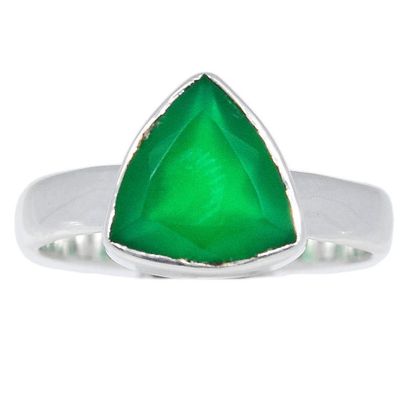 Green Onyx Faceted Ring - GOFR363