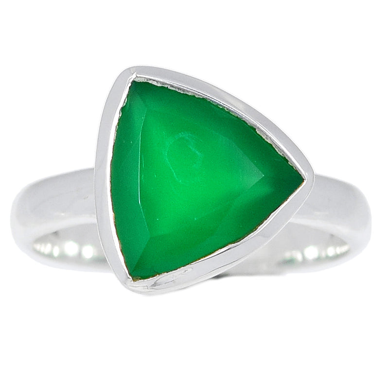 Green Onyx Faceted Ring - GOFR367
