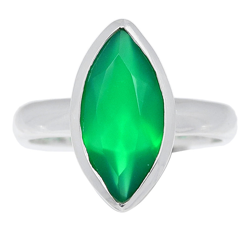 Green Onyx Faceted Ring - GOFR368