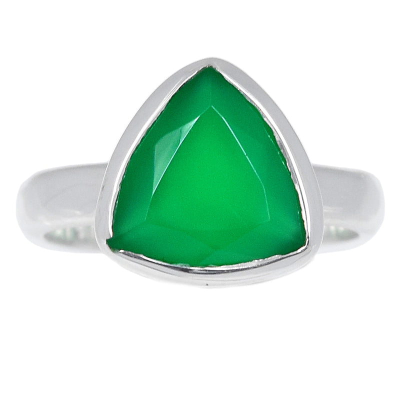 Green Onyx Faceted Ring - GOFR369