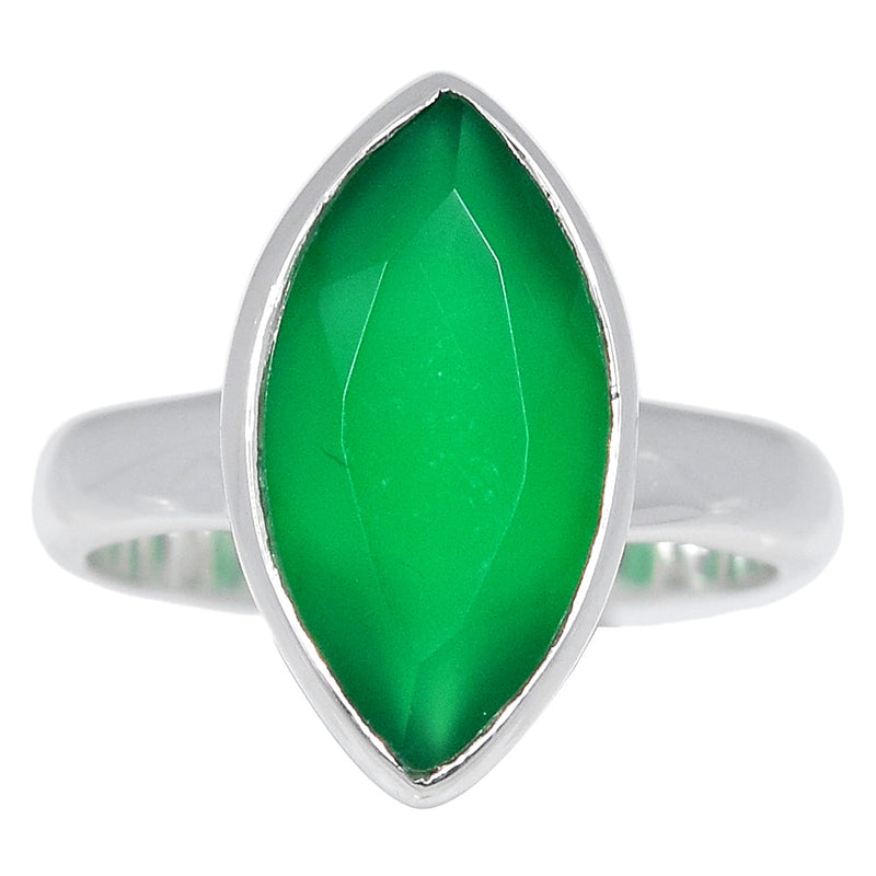 Green Onyx Faceted Ring - GOFR370