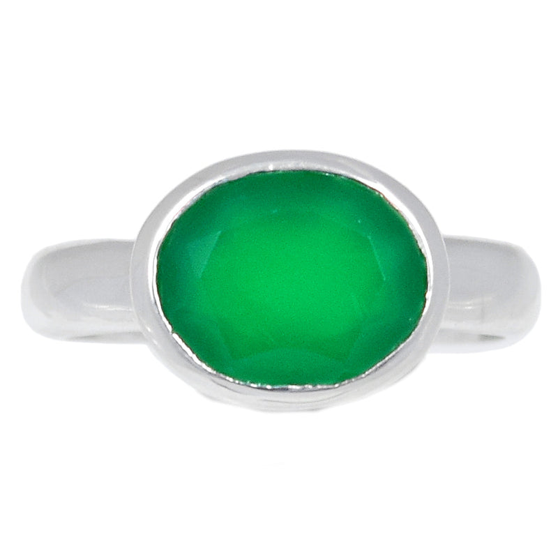 Green Onyx Faceted Ring - GOFR374