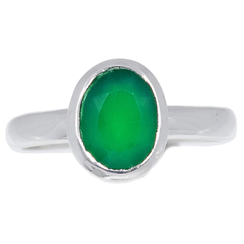 Green Onyx Faceted Ring - GOFR376