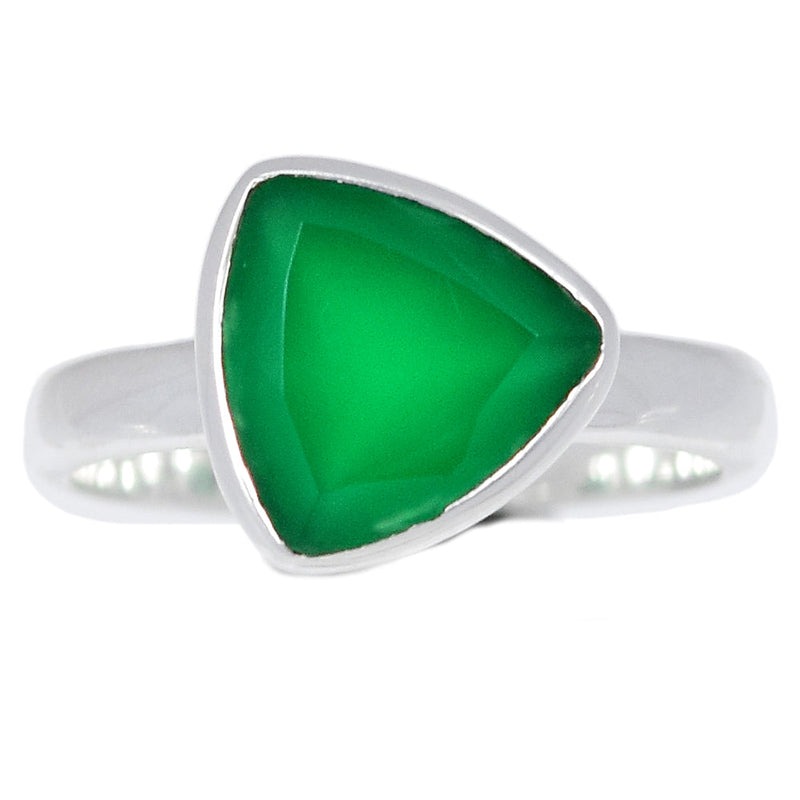 Green Onyx Faceted Ring - GOFR377