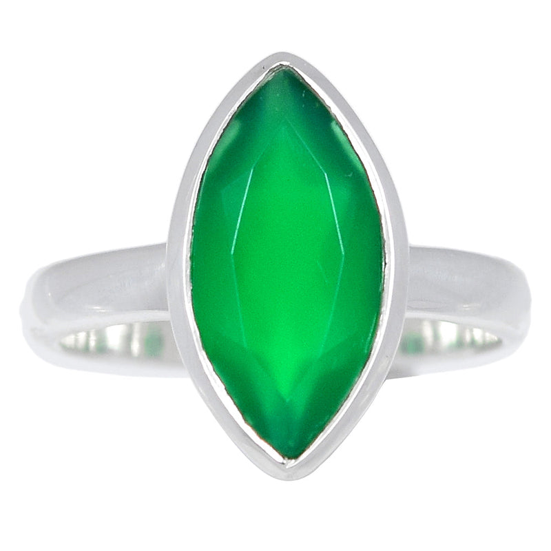 Green Onyx Faceted Ring - GOFR378