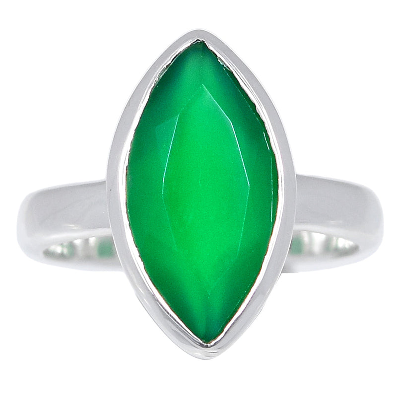 Green Onyx Faceted Ring - GOFR380