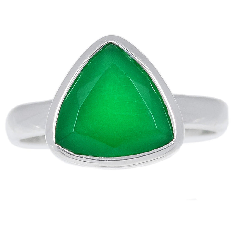 Green Onyx Faceted Ring - GOFR381