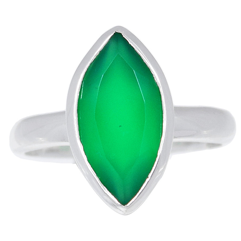 Green Onyx Faceted Ring - GOFR382