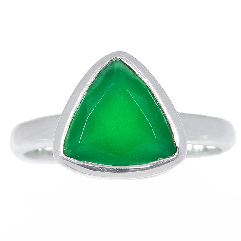 Green Onyx Faceted Ring - GOFR383