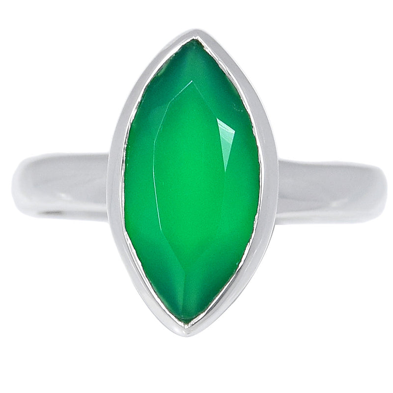 Green Onyx Faceted Ring - GOFR384