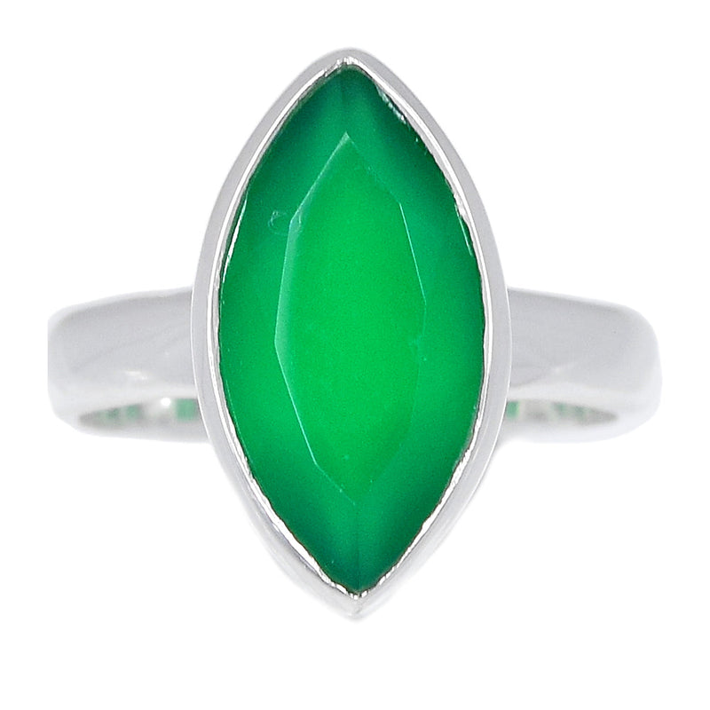 Green Onyx Faceted Ring - GOFR385