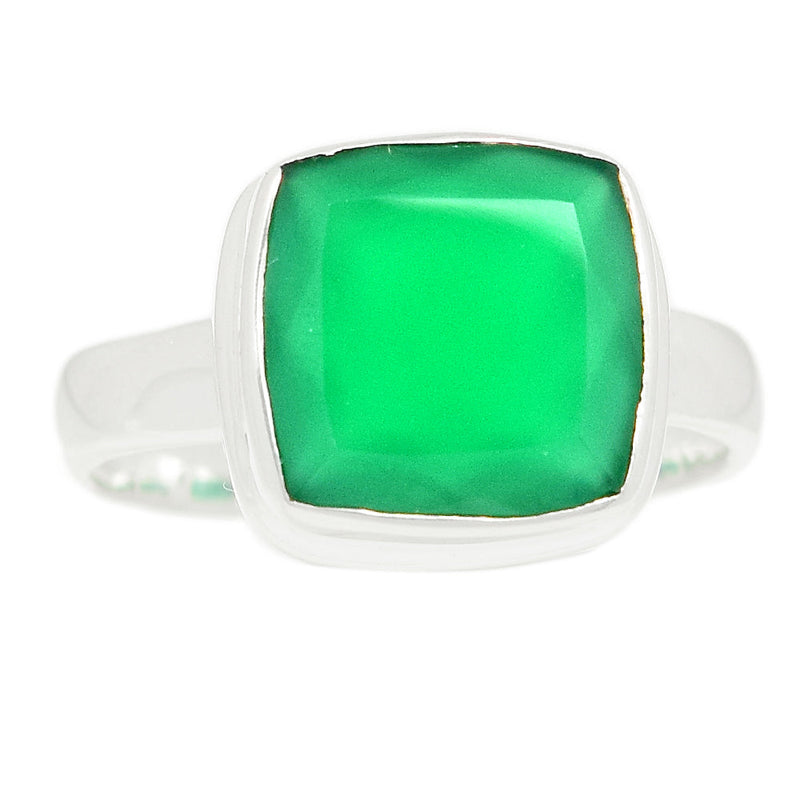 Green Onyx Faceted Ring - GOFR387