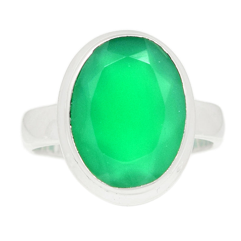 Green Onyx Faceted Ring - GOFR394