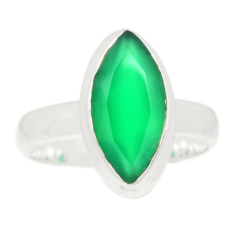 Green Onyx Faceted Ring - GOFR397