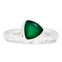 Faceted Green Onyx Ring - GOFR67