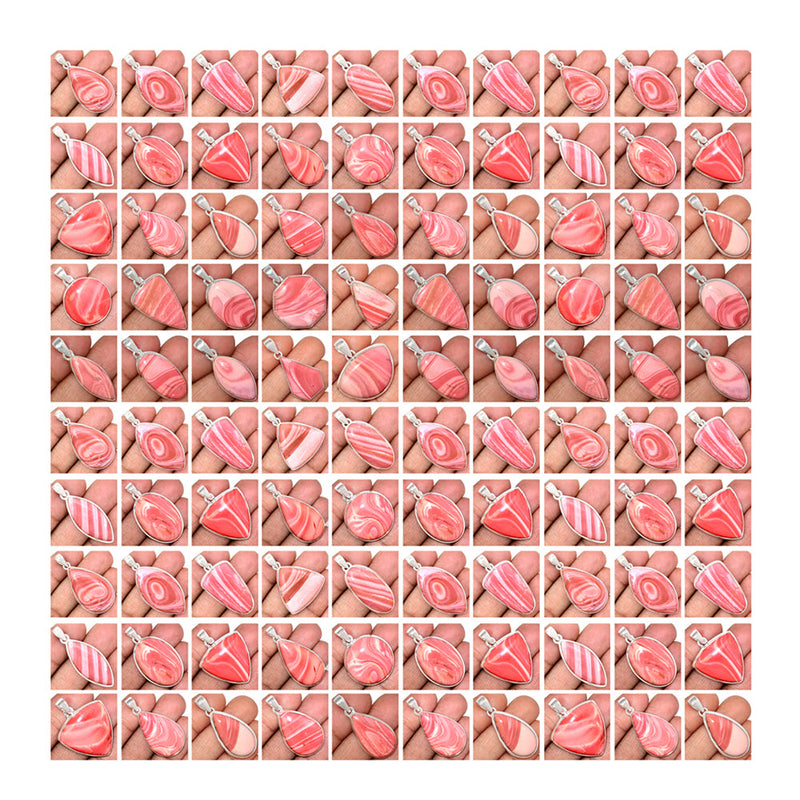 1 Kilograms Mix Lot - Australian Pink Opal Pendants - GPOAP3