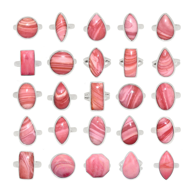 250 Grams Mix Lot - Australian Pink Opal Ring - GPOAR1