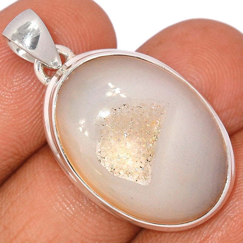 1.5" Angel Aura Druzy Pendants - GPWP573