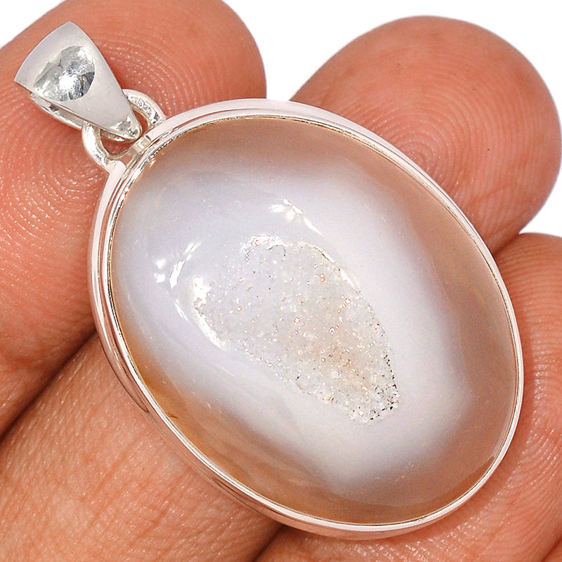 1.6" Angel Aura Druzy Pendants - GPWP576