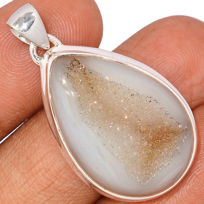 1.6" Angel Aura Druzy Pendants - GPWP594