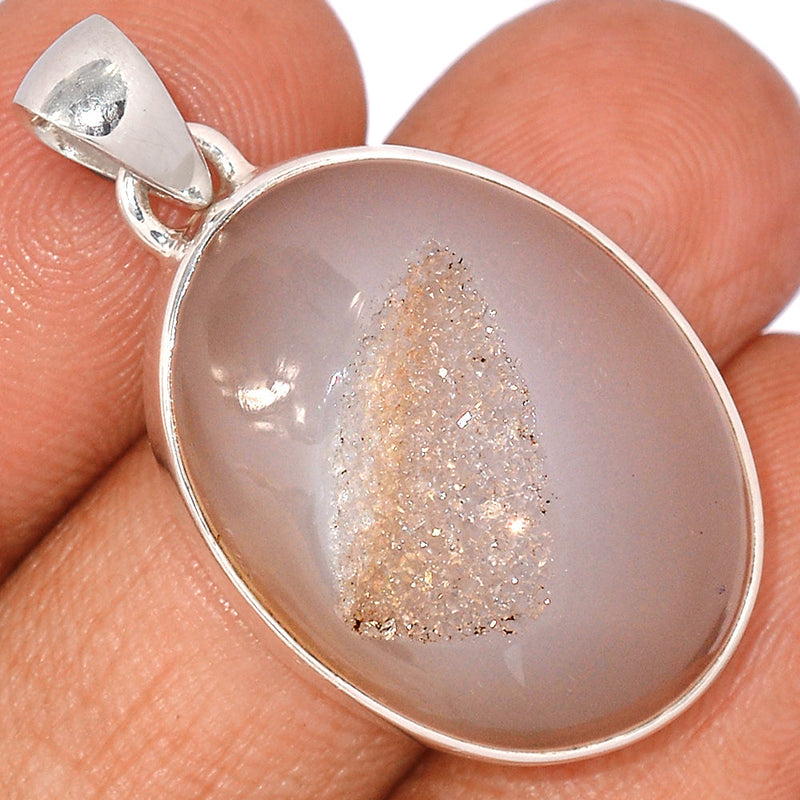 1.5" Angel Aura Druzy Pendants - GPWP596