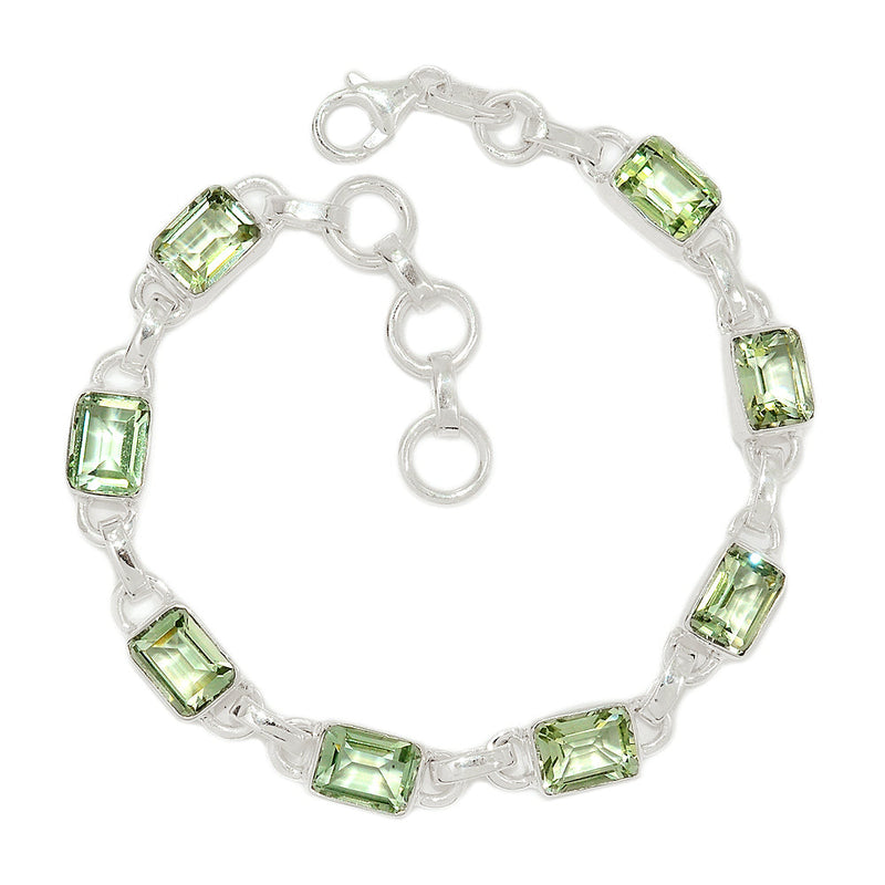 8.3" Green Amethyst Bracelets - GRAB128