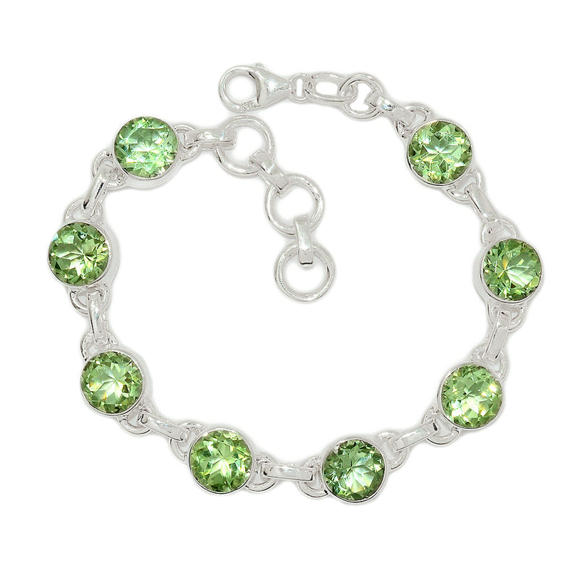 8" Green Amethyst Bracelets - GRAB135
