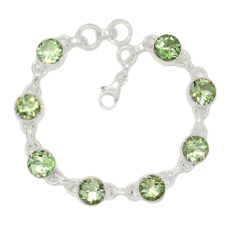 7.5" Green Amethyst Bracelets - GRAB139