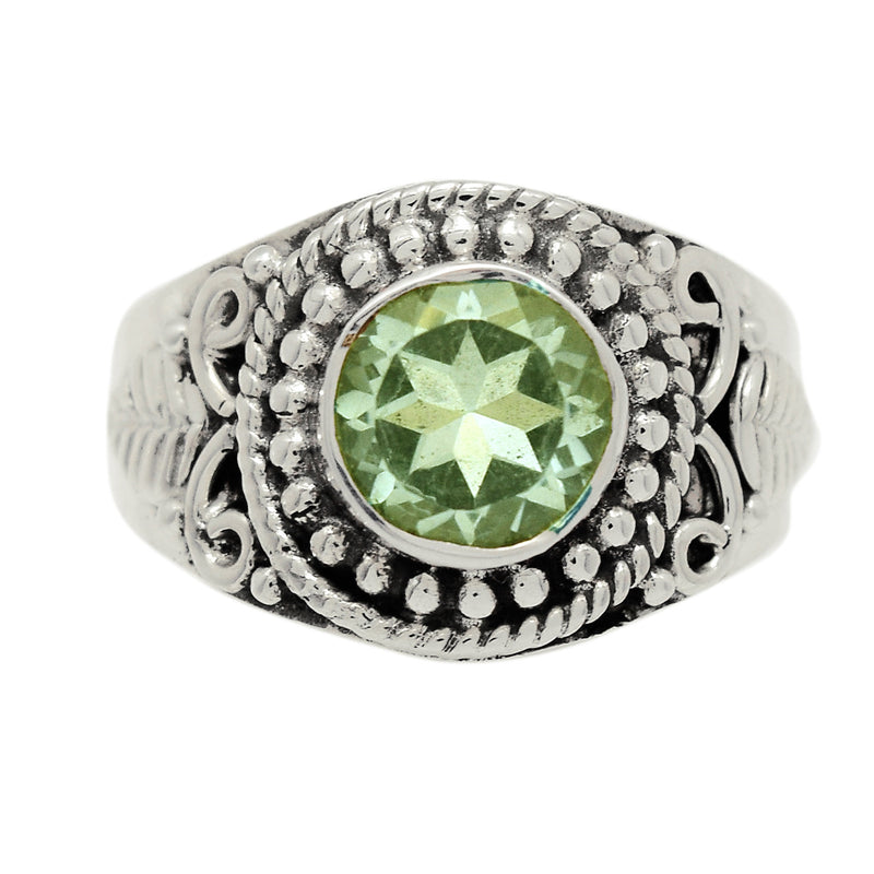 Fine Filigree - Green Amethyst Ring - GRAR2292