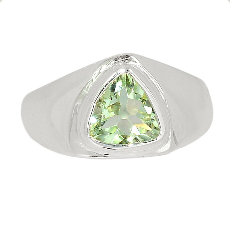 Solid - Green Amethyst Ring - GRAR2370