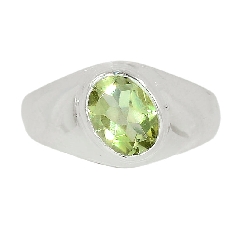 Solid - Green Amethyst Ring - GRAR2371