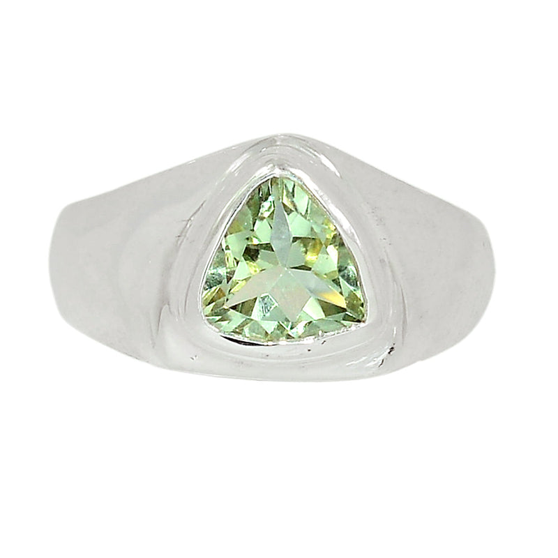Solid - Green Amethyst Ring - GRAR2374