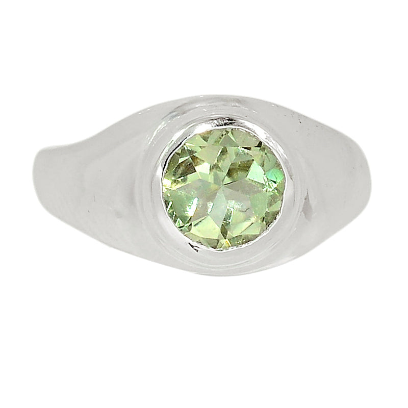 Solid - Green Amethyst Ring - GRAR2377