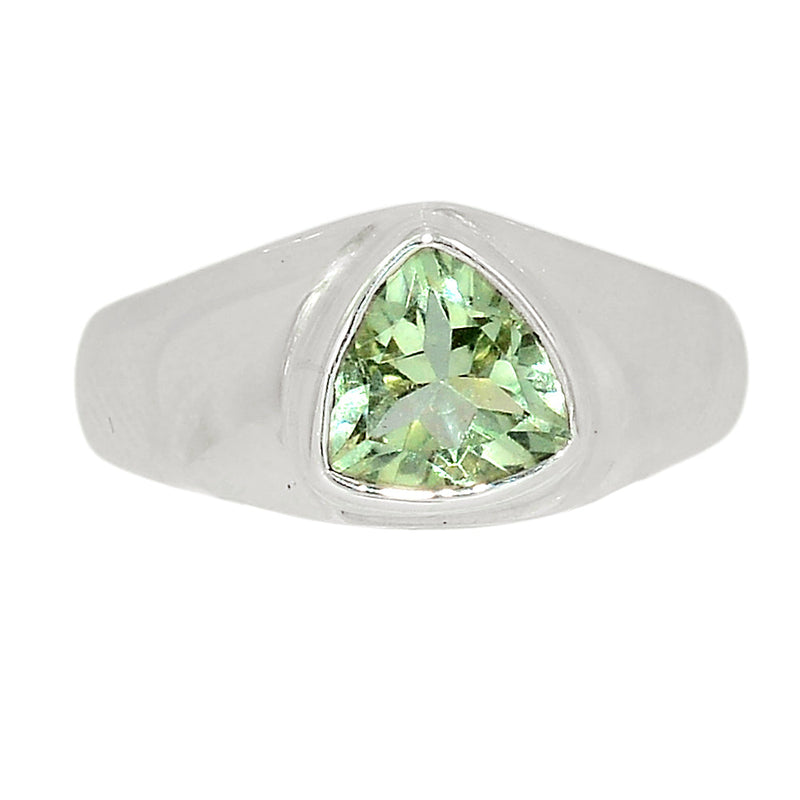 Solid - Green Amethyst Ring - GRAR2378