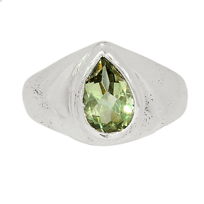 Solid - Green Amethyst Ring - GRAR2379
