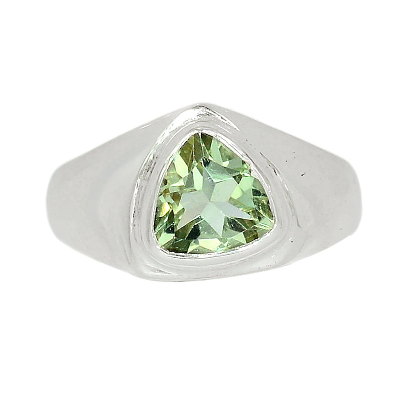 Solid - Green Amethyst Ring - GRAR2388