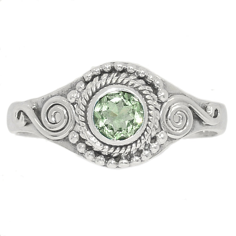 Small Filigree - Green Amethyst Ring - GRAR2438