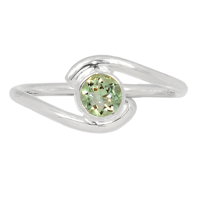 Small Plain - Green Amethyst Ring - GRAR2446