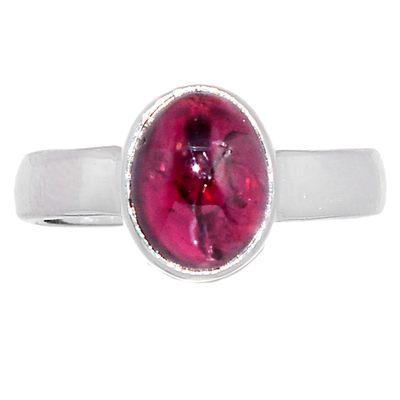Garnet Cabochon Ring - GRCR586