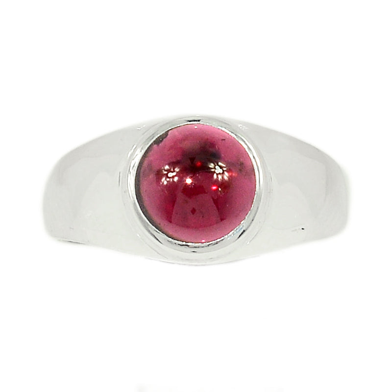 Solid - Garnet Cabochon Ring - GRCR661