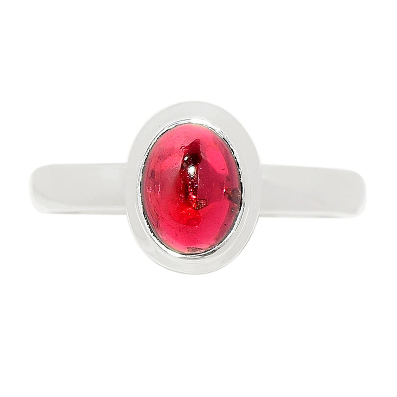 Garnet Cabochon Ring - GRCR674