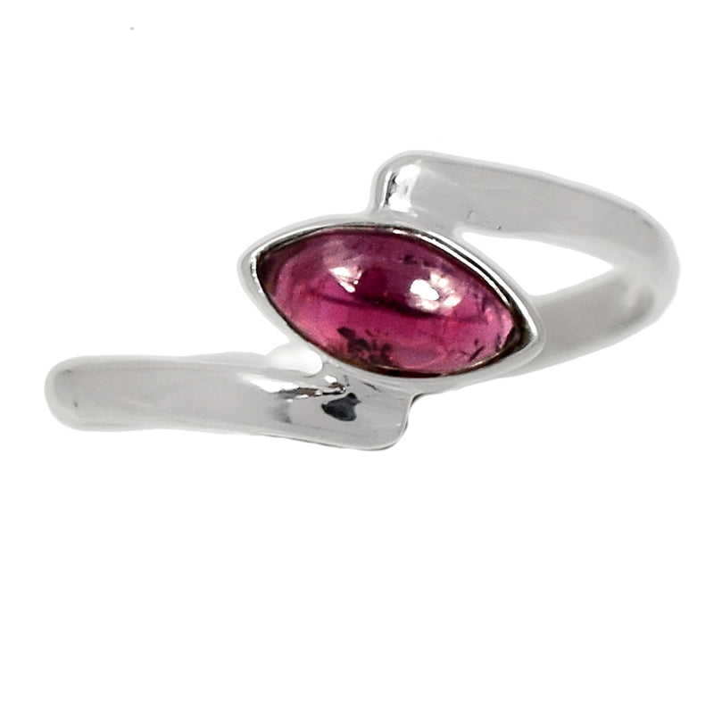 Small Plain - Garnet Cabochon Ring - GRCR721