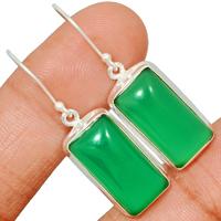Green Onyx Earring-GROE256