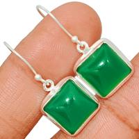 Green Onyx Earring-GROE265