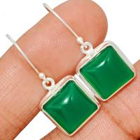 Green Onyx Earring-GROE270