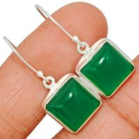 Green Onyx Earring-GROE275