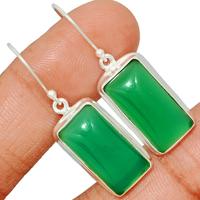 Green Onyx Earring-GROE279